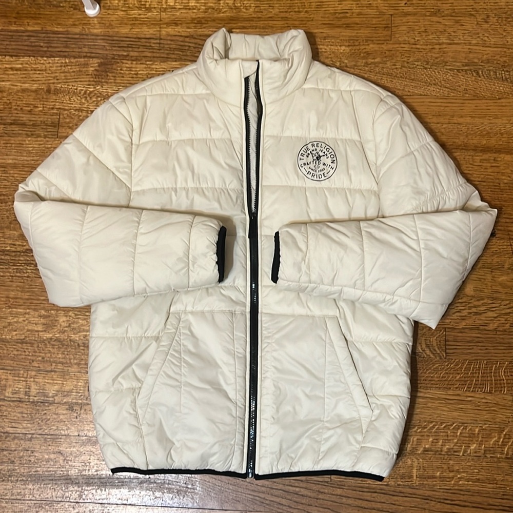 True Religion White Puffer